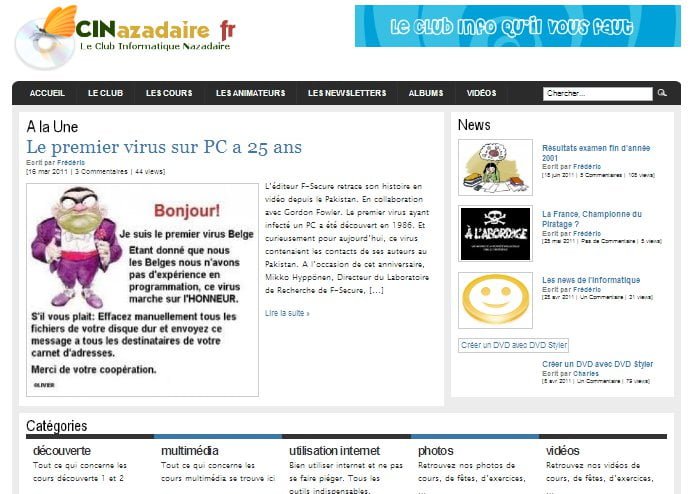 Le Club Informatique Nazadaire