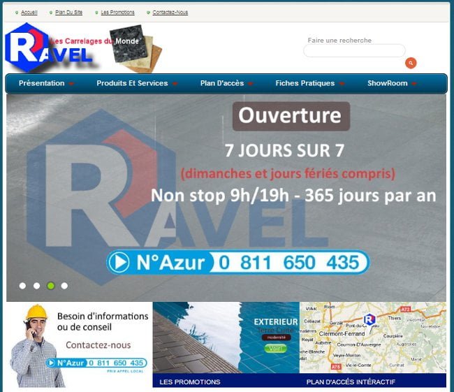 Les carrelages de Ravel